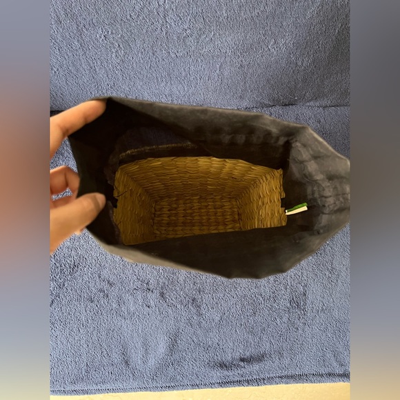 Beautiful straw bag with extendable leather strap - Picture 4 of 4